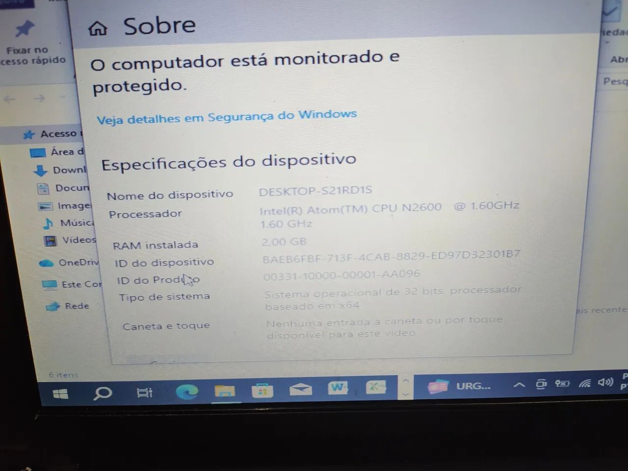 Netbook Philco atom N2600 com garantia  - Foto 3