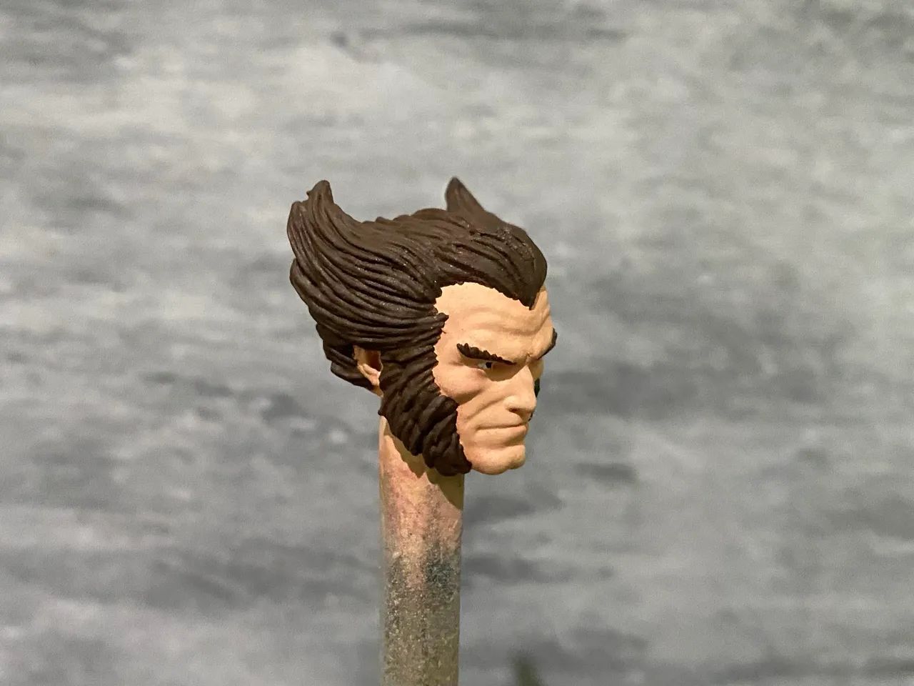 Head custom Wolverine Marvel legends action figures 1/12
