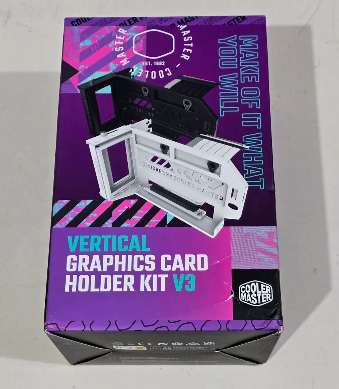 Suporte Vertical Cooler Master V3 BRANCO - Foto 3