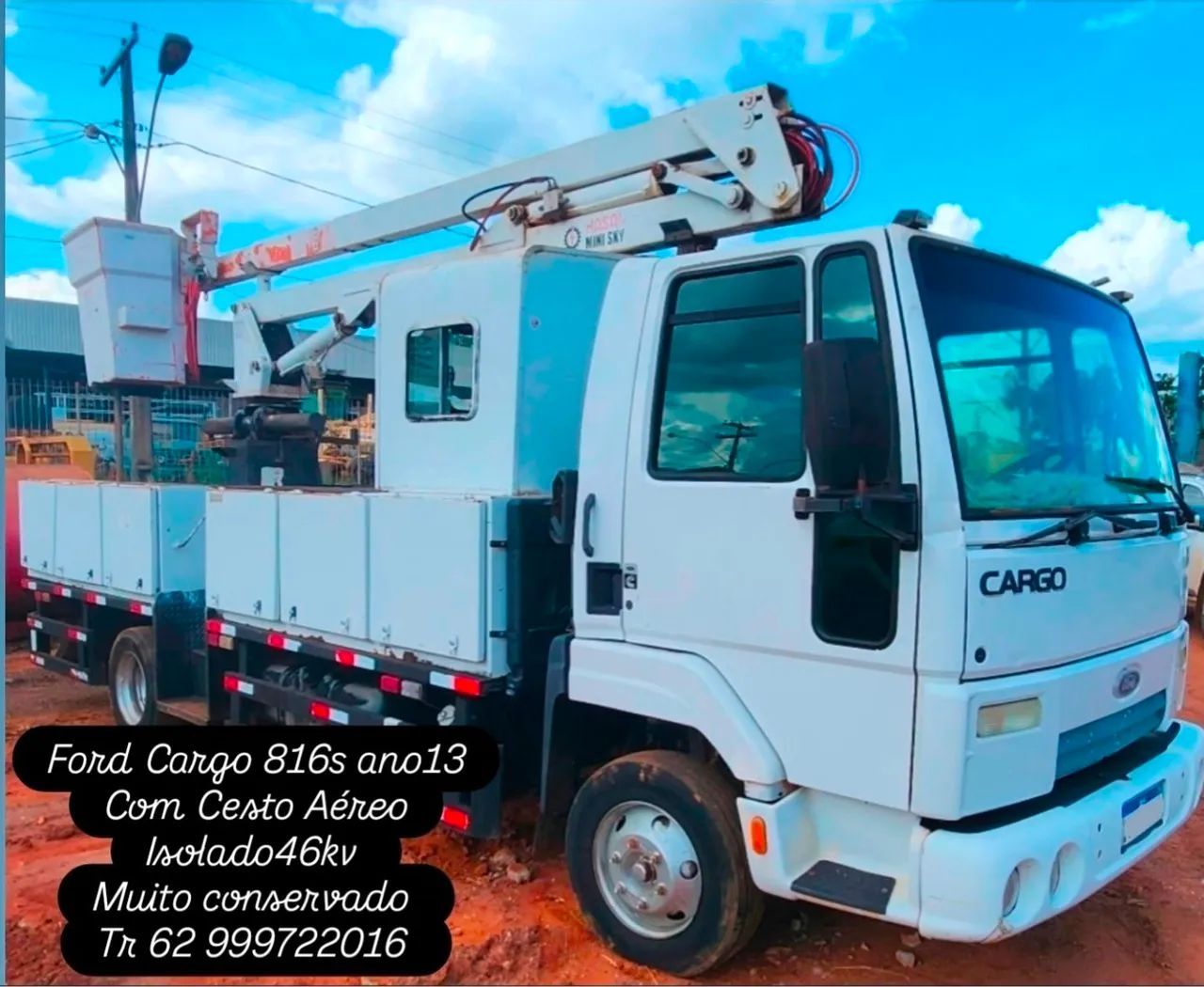 Ford Cargo 826s Cesto Aéreo 