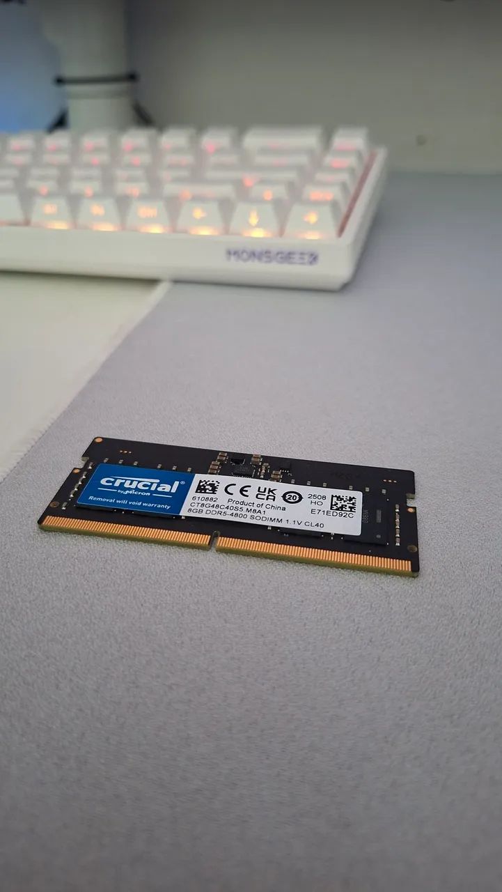 Memória RAM 8Gb Ddr5 Notebook