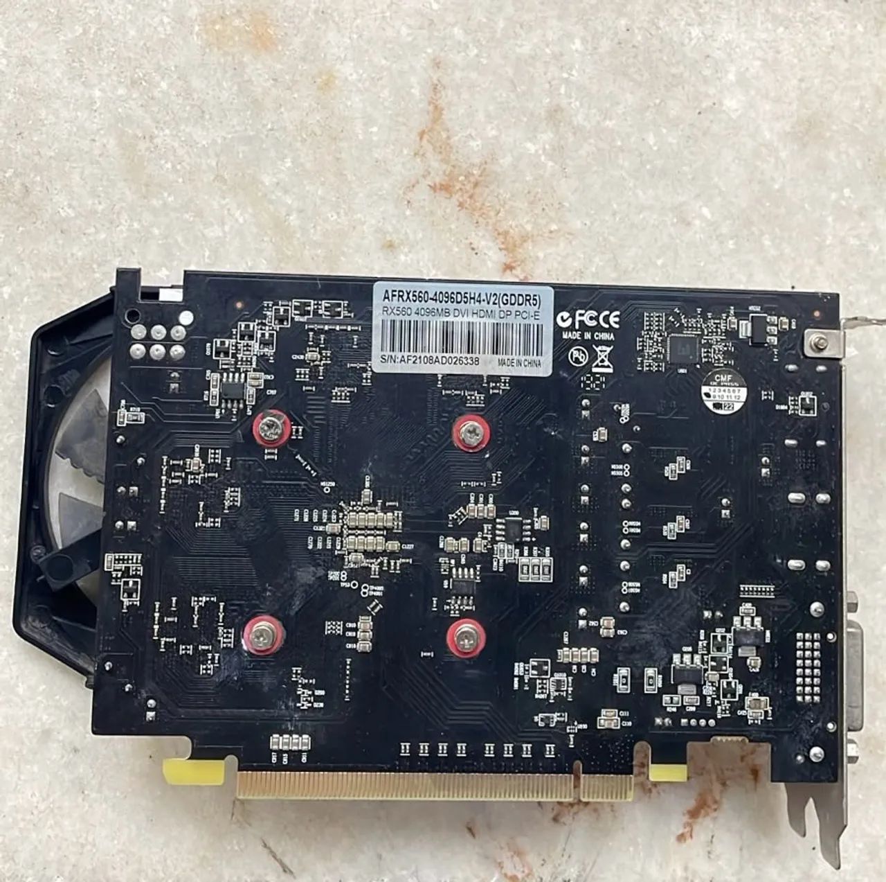 Placa de vídeo Afox Rx 560, 4Gb - Foto 3