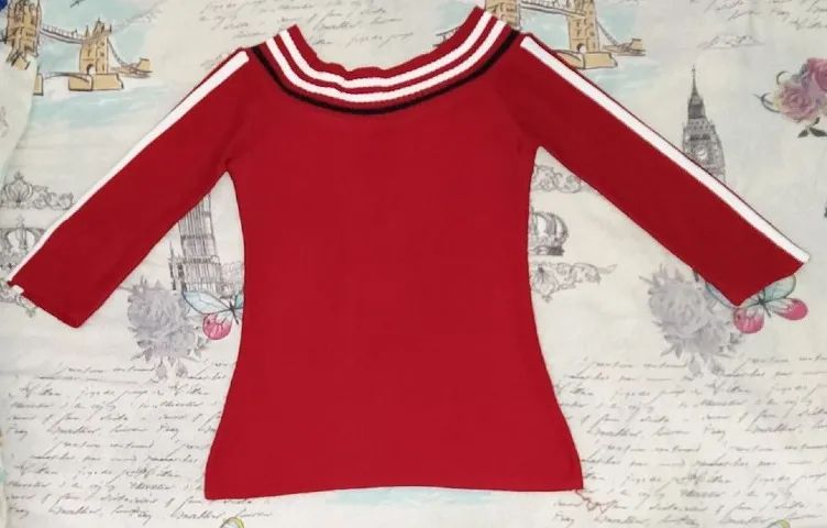 Blusinha de lã vermelha - Foto 2