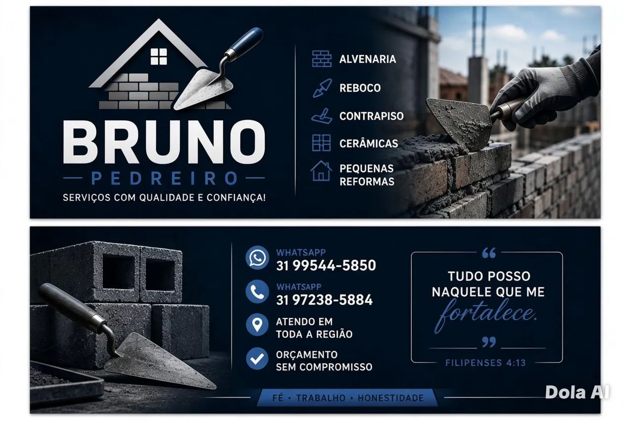 Serviços de pedreiro