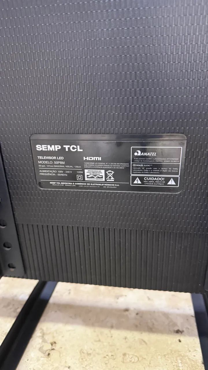 TV LED SEMP TCL, modelo 50P8M - Foto 2