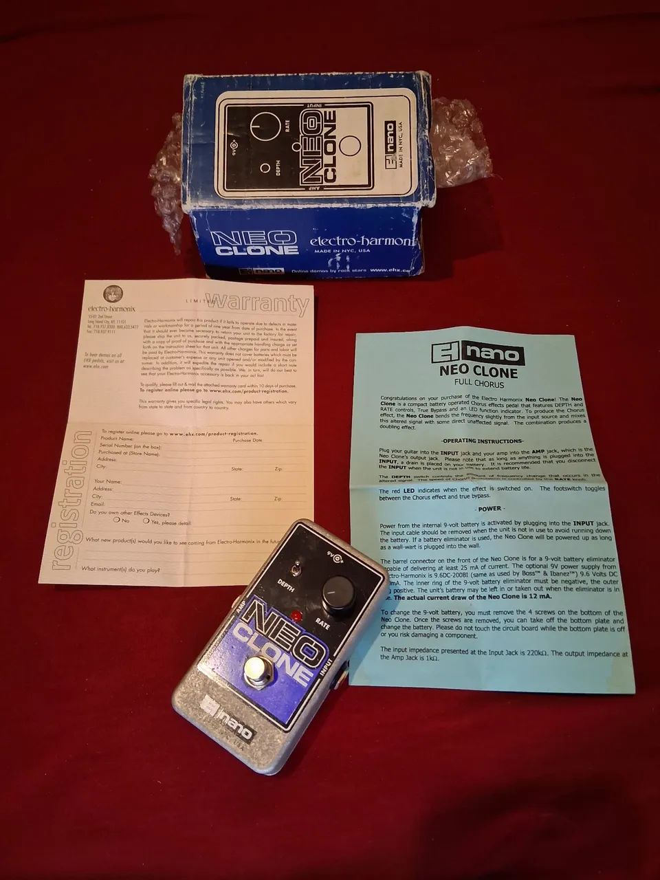 Pedal Neo Clone Electro Harmonix Chorus EHX - Foto 5