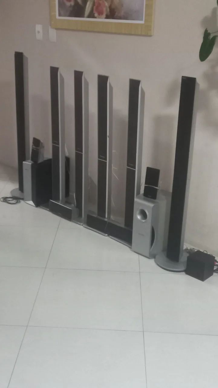 Caixas de som torre usadas - Foto 2