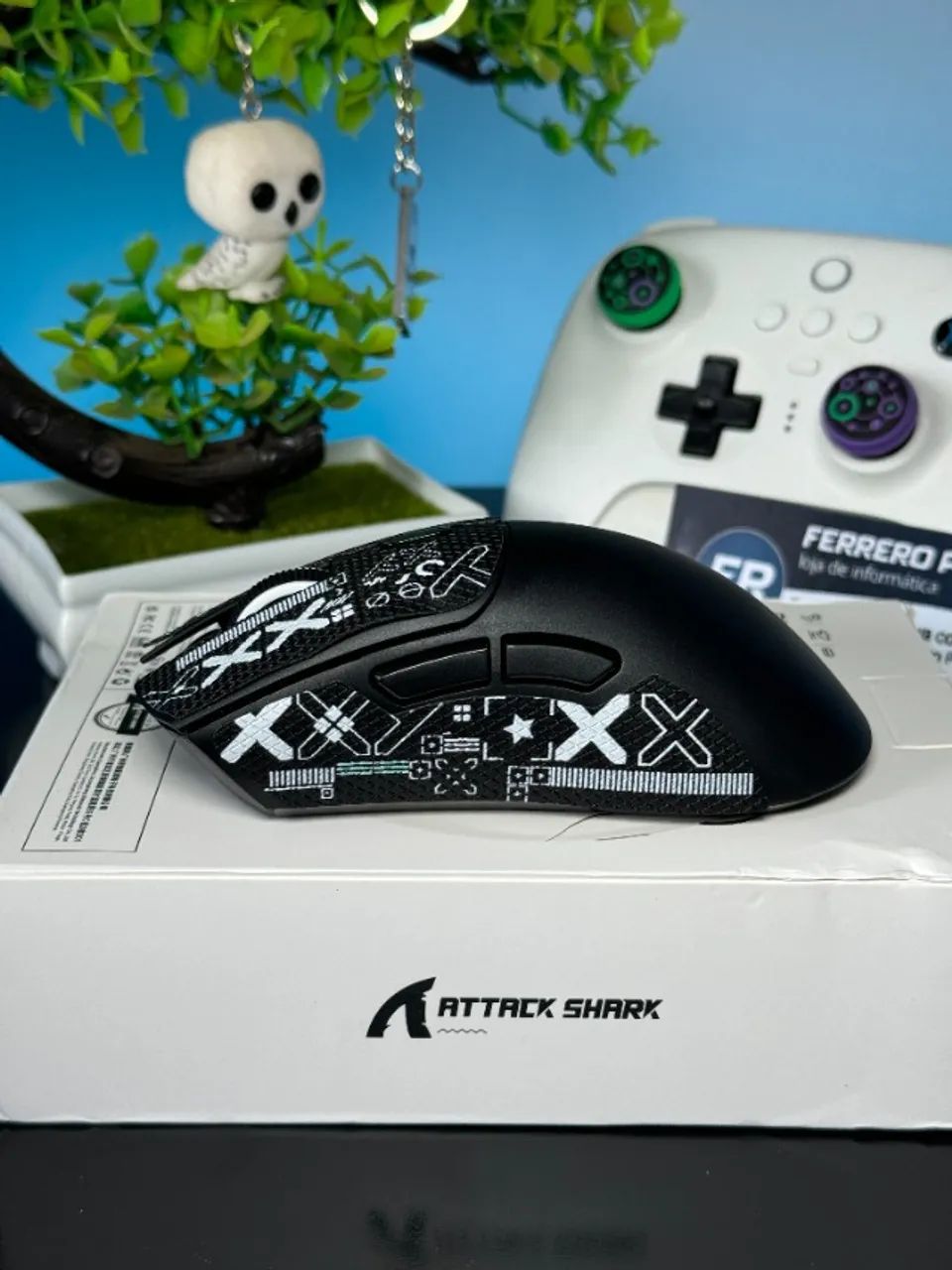 Mouse Gamer Attack Shark R1 Sem Fio - Foto 4