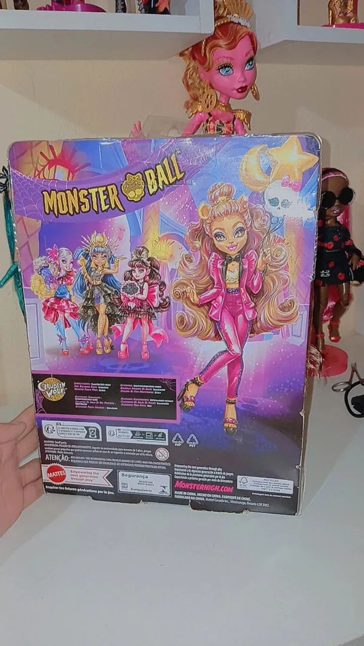 Boneca monster high Clawdeen monster ball - Foto 4
