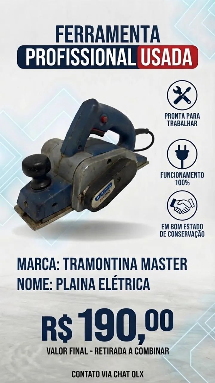 Plaina Elétrica