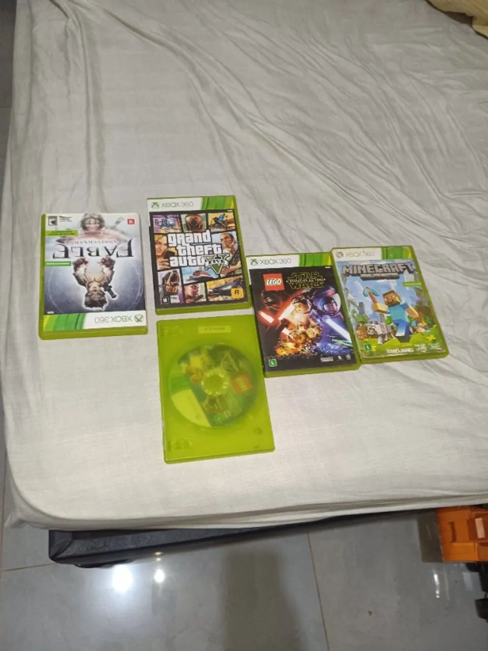 Xbox360 controle e jogos