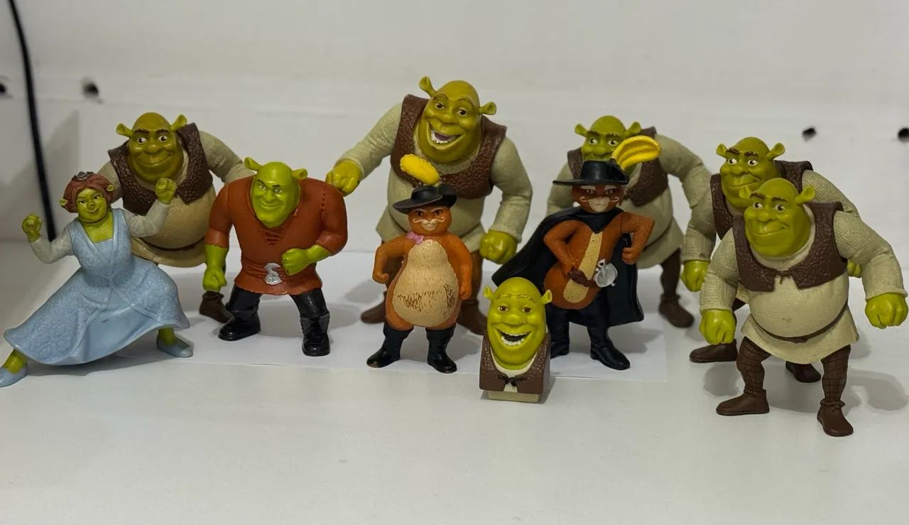 Coleção Completa Bonecos Shrek