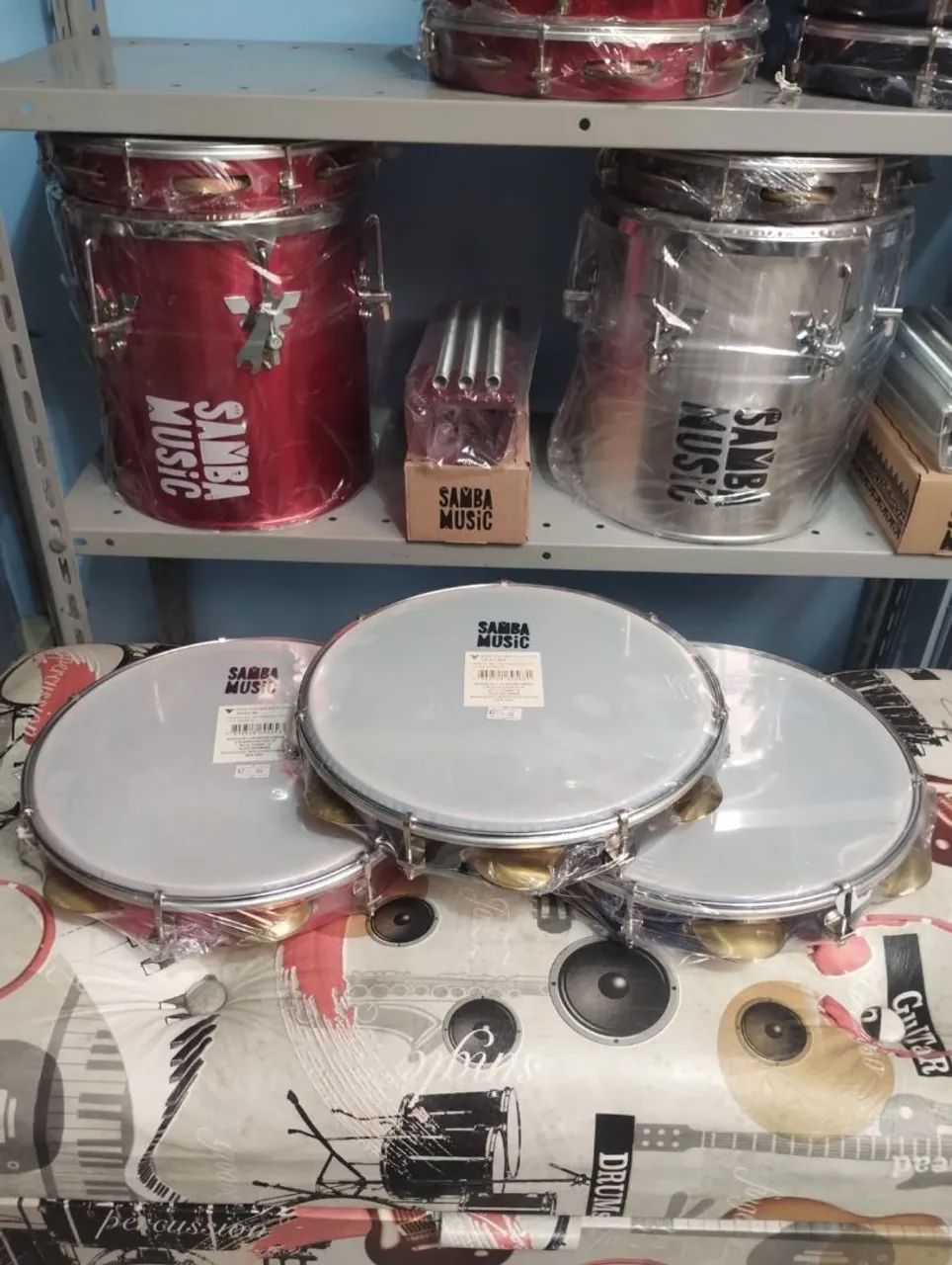 Pandeiros 10" polegadas profissional Madeira samba music na promoção  - Foto 4