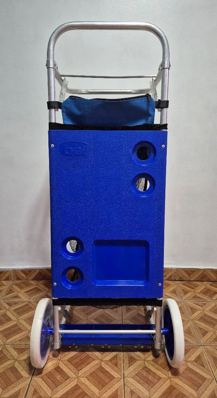 CARRINHO/MESA PARA PRAIA COM BOLSA E REDE - Foto 2