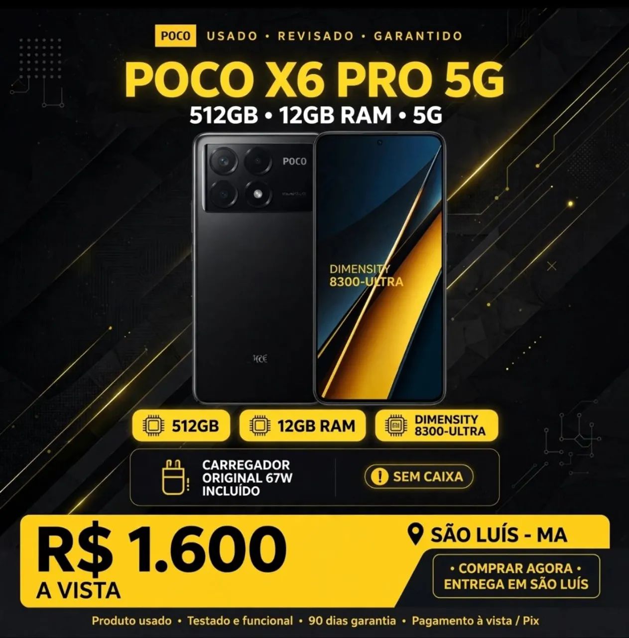 Poco X6 Pro 5G 512GB 12Gb - Foto 2