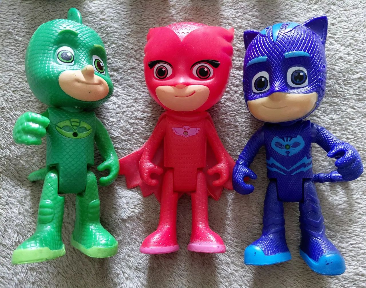 Kit 3 Bonecos Pjmasks Grandes 15Cm