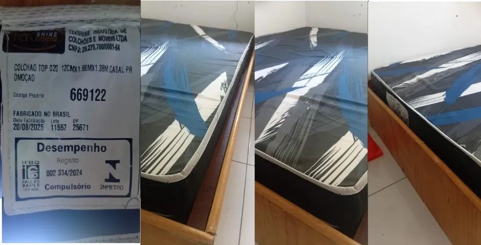 Colchão D20 + Armação (base) + Estrutura da cama - Foto 2