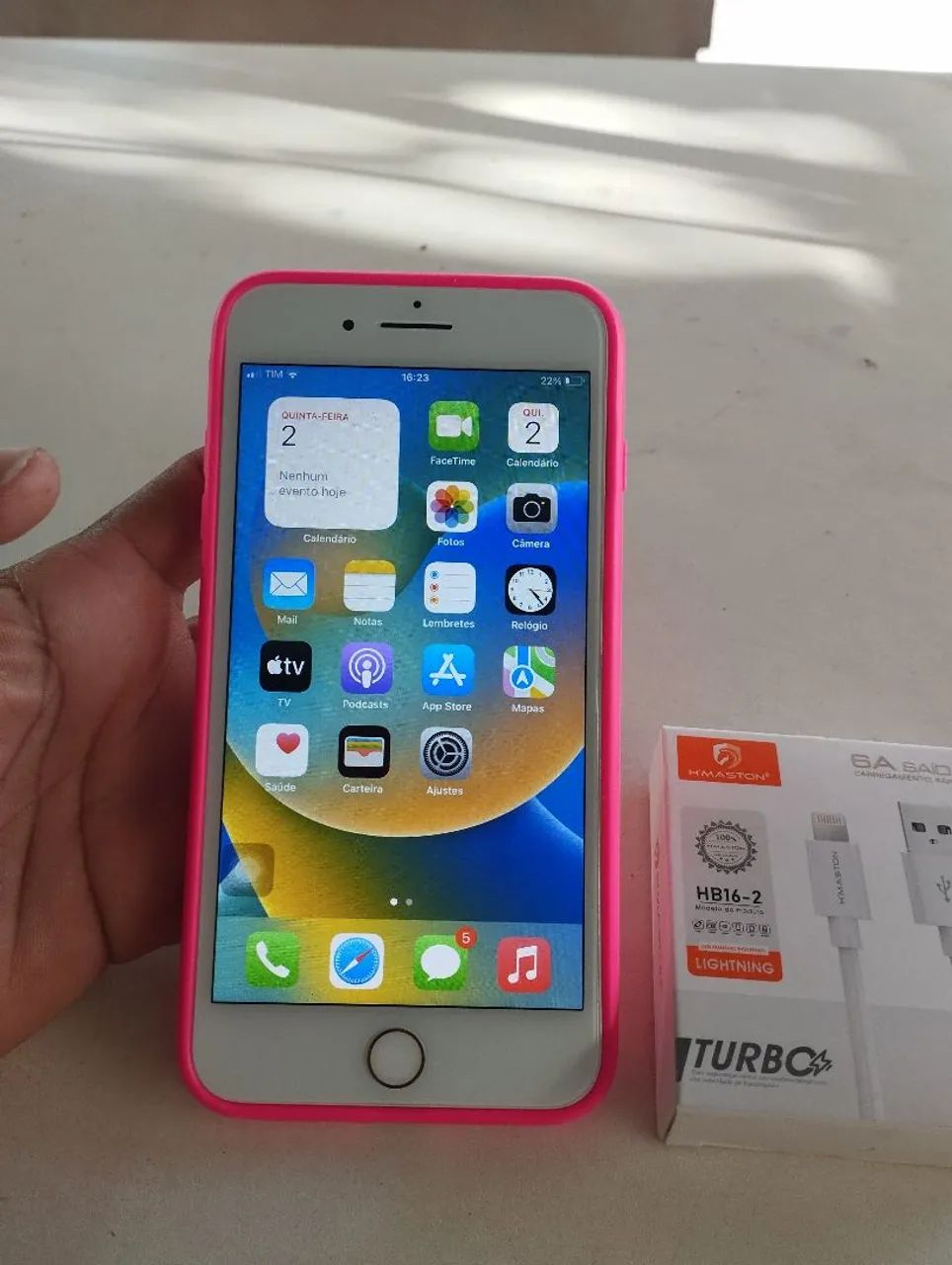Vendo lindo iPhone 8 plus super novo  - Foto 3