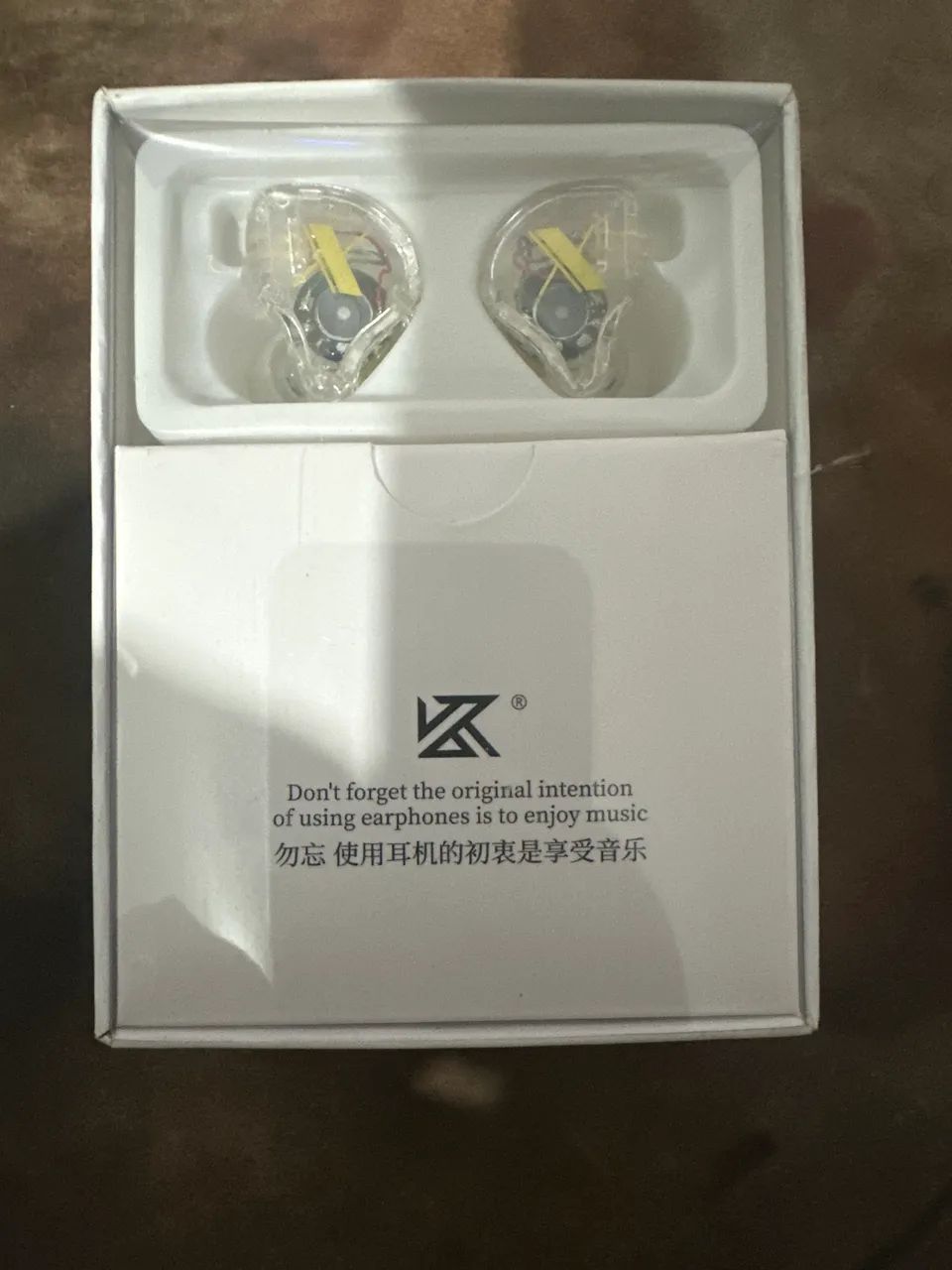 Kz Edx cristal dourado sem mic - Foto 2