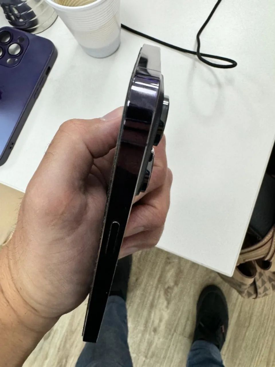 ? iPhone 14 Pro 256 GB - Roxo Profundo | IMPECÁVEL - Foto 3