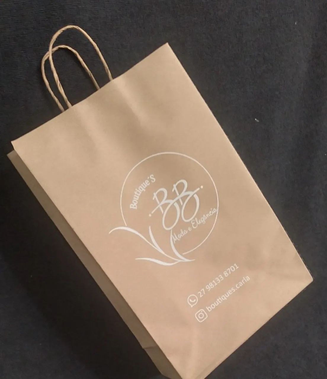 Bolsa de Papel Personalizada 120g (Ikonne - Tel *) - Foto 5