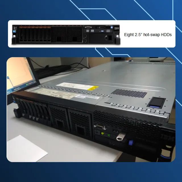 Servidor IBM x3650 M4  80GB RAM Xeon E5 2630 v2 600GB SAS VMWARE ESXi Hypervisor  Red Hat - Foto 2