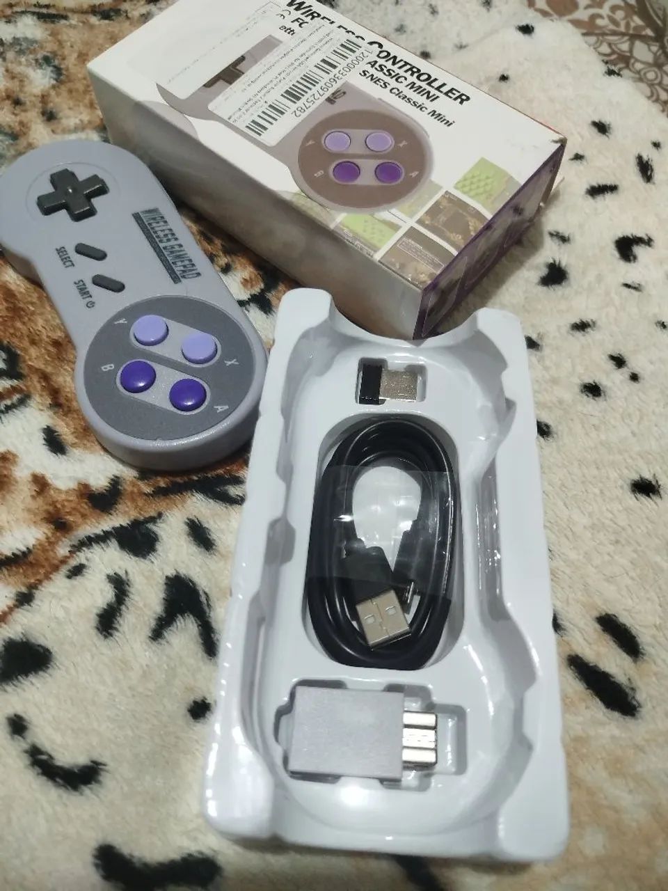 Controle de super Nintendo mini | compatível com PC - Foto 5