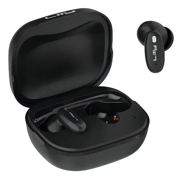 Fone Bluetooth TWS Lity T15 com Tela Touch (Preto) - Foto 3