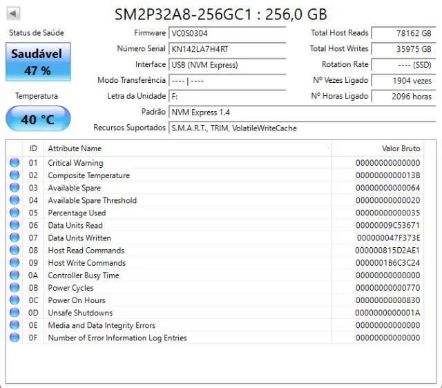 SSD M.2 NVMe 256GB - Foto 2