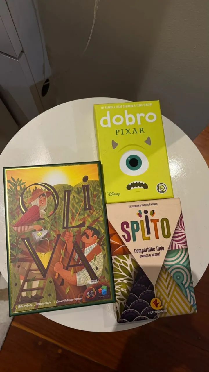 Kit com 3 jogos de cartas ? Dobro Pixar + Oliva + Splito
