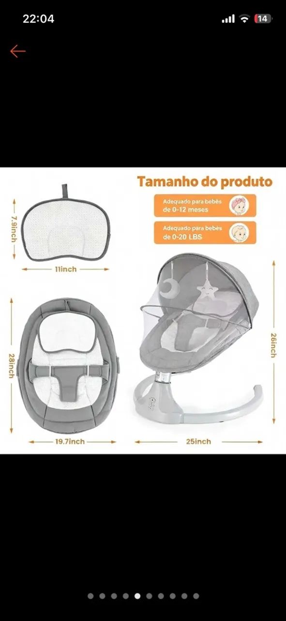 cadeira de balanço  - Foto 2