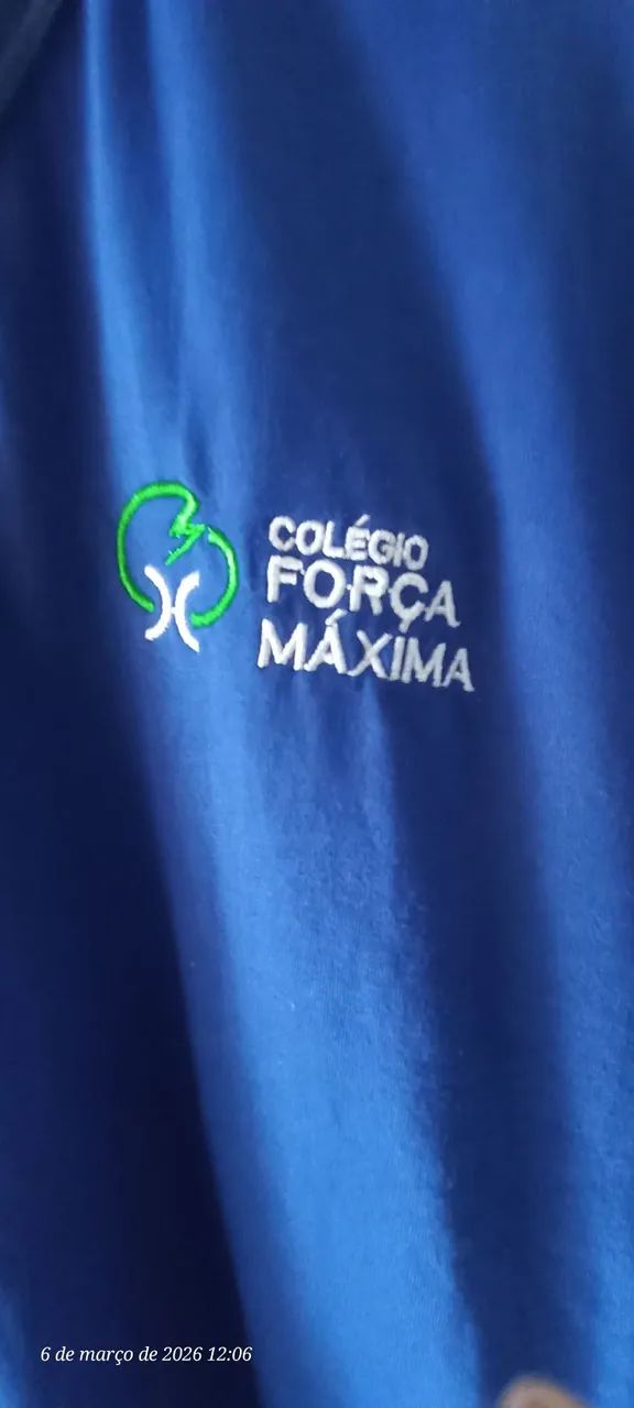 Blusa uniforme colégio Força Máxima  - Foto 2