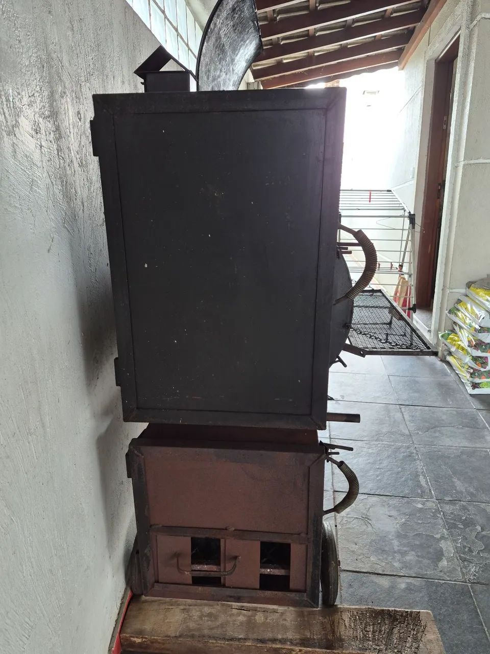 Pit Smoker Defumador- 50kg - Foto 4
