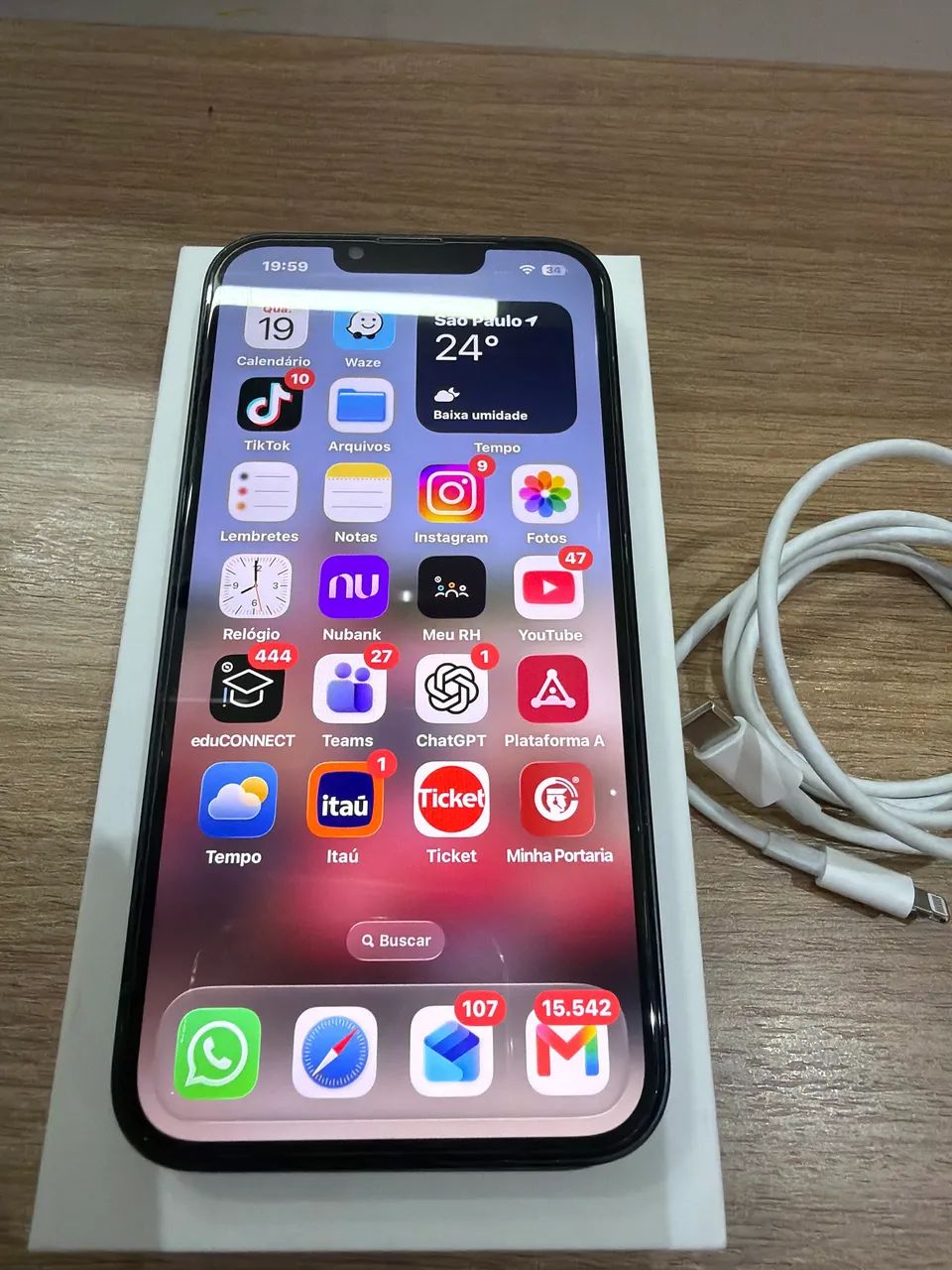 iPhone 13 Meia-noite 256GB - Foto 4