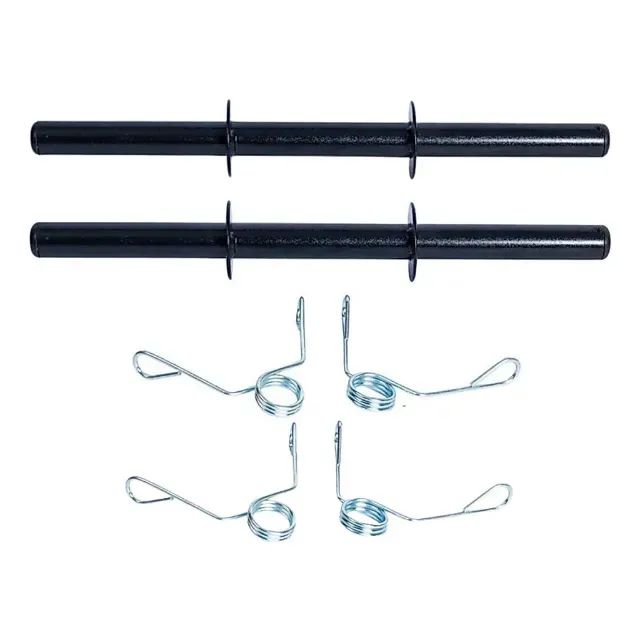 Par de Barras de 40cm Com Presilhas Para Academia Musculação Halter - Foto 3