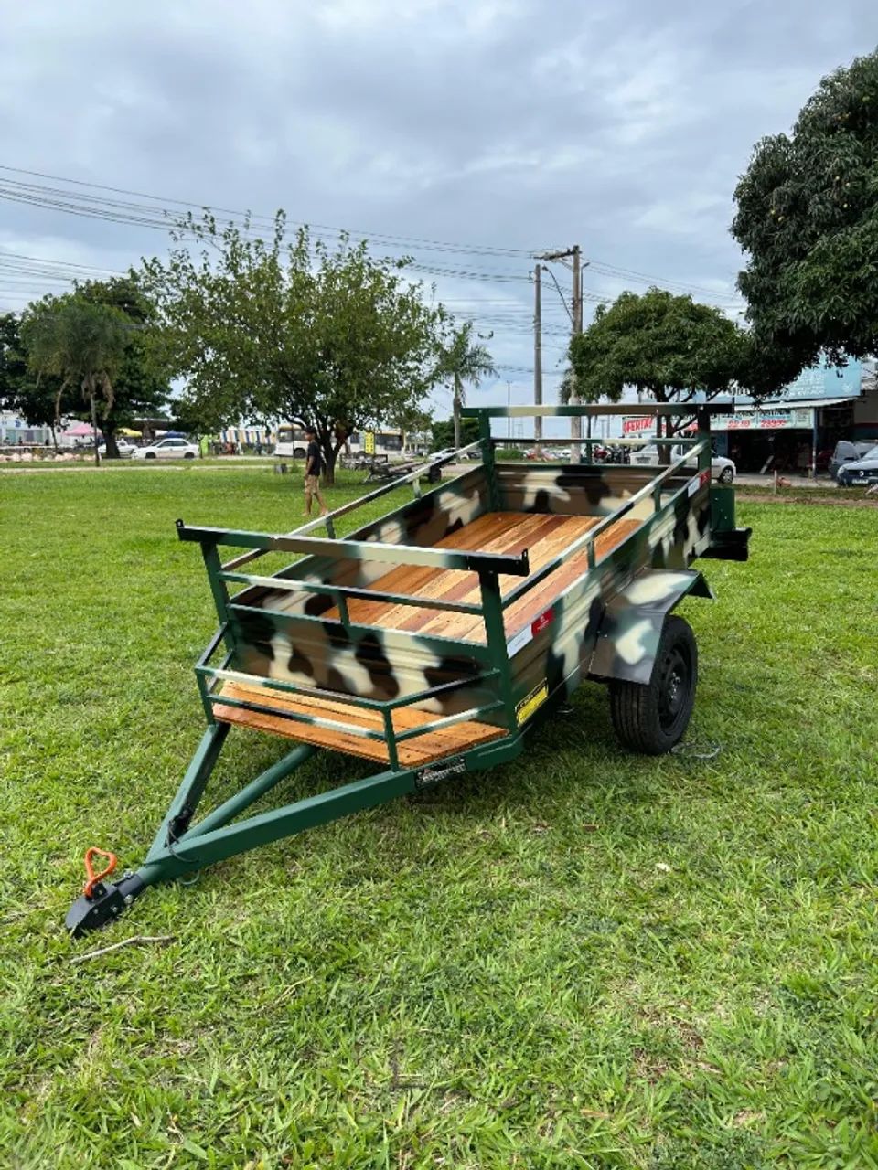 Carretinha 2.00 x 1.20 Novo com ótima capacidade de carga -  Reboque