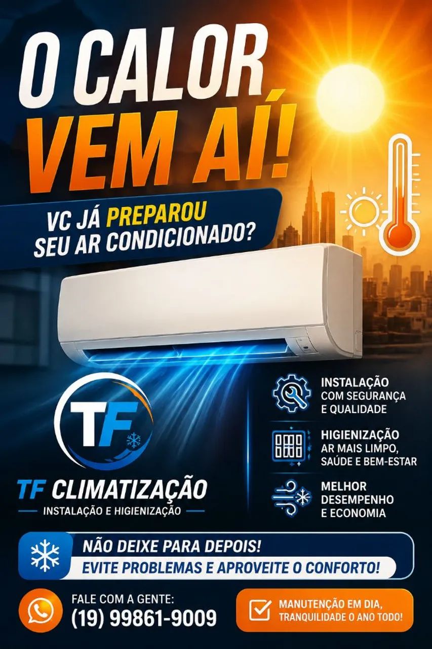 TF Climatização | Instalação e Higienização de Ar-Condicionado - Foto 2