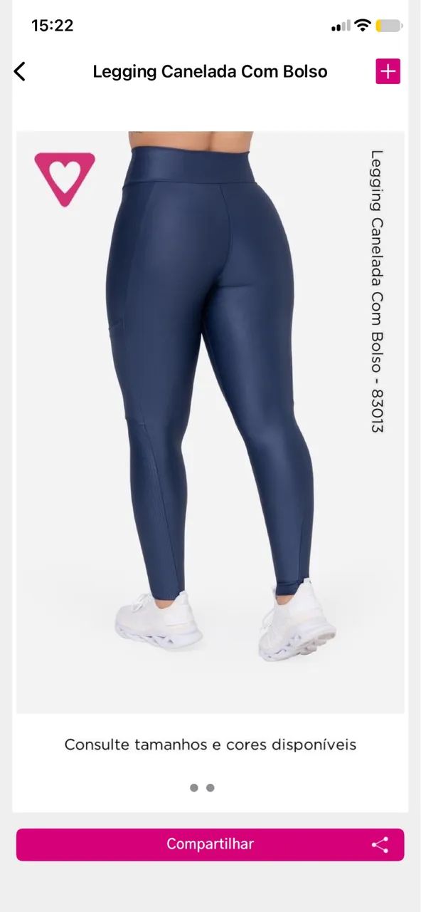 Calça Lying canelada com bolso - Foto 2