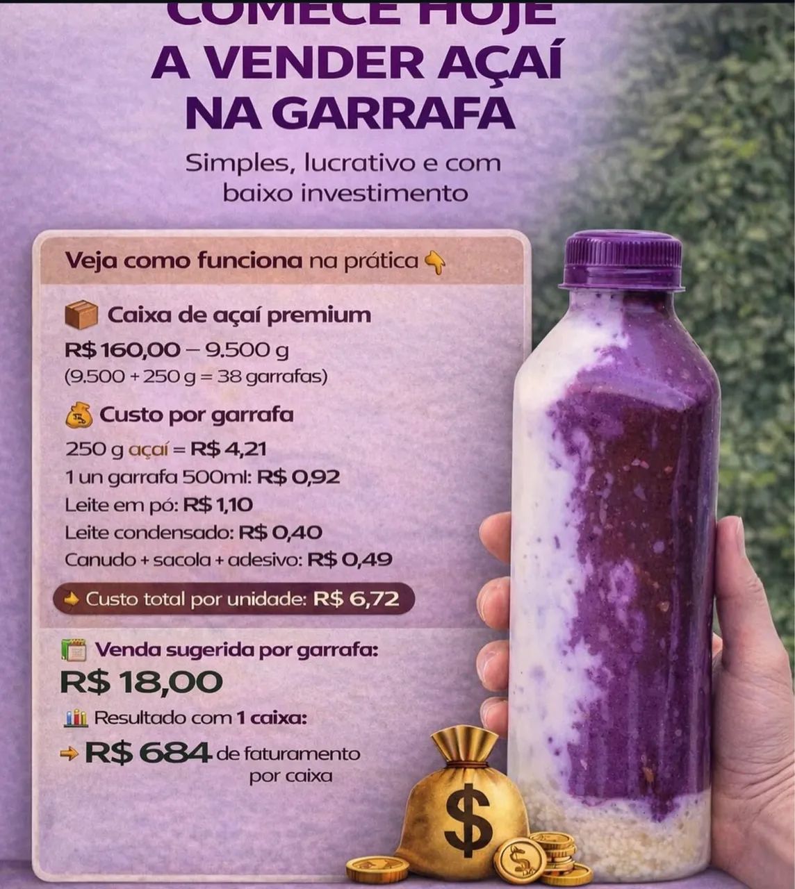 Açaí de garrafa - Foto 2