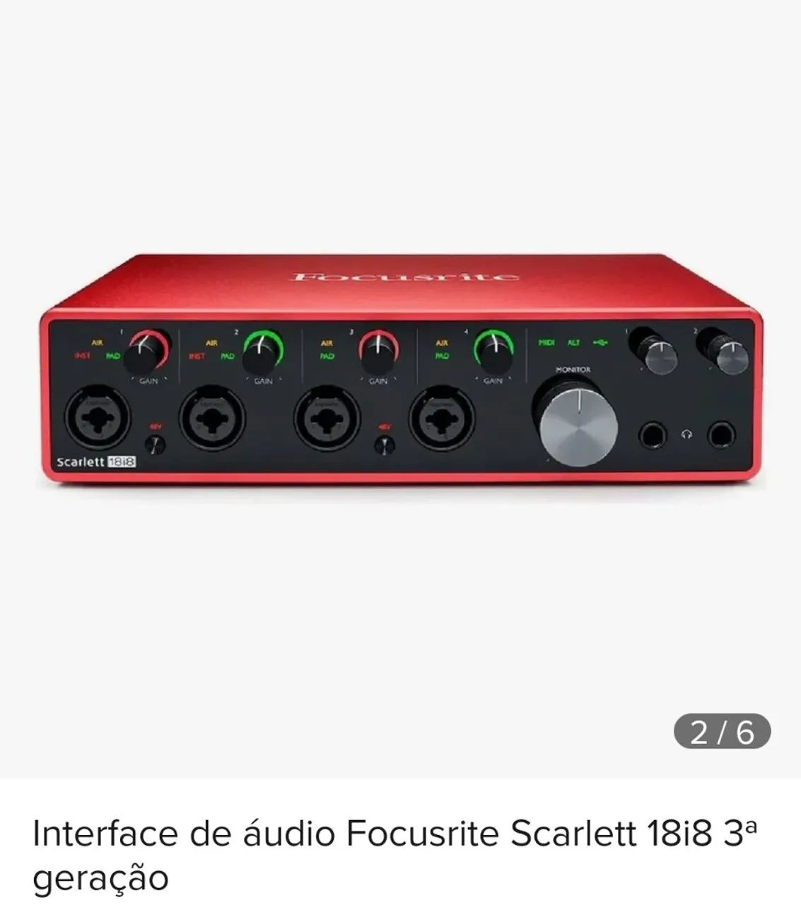  Scarlet 18i8 + Ada 8000
