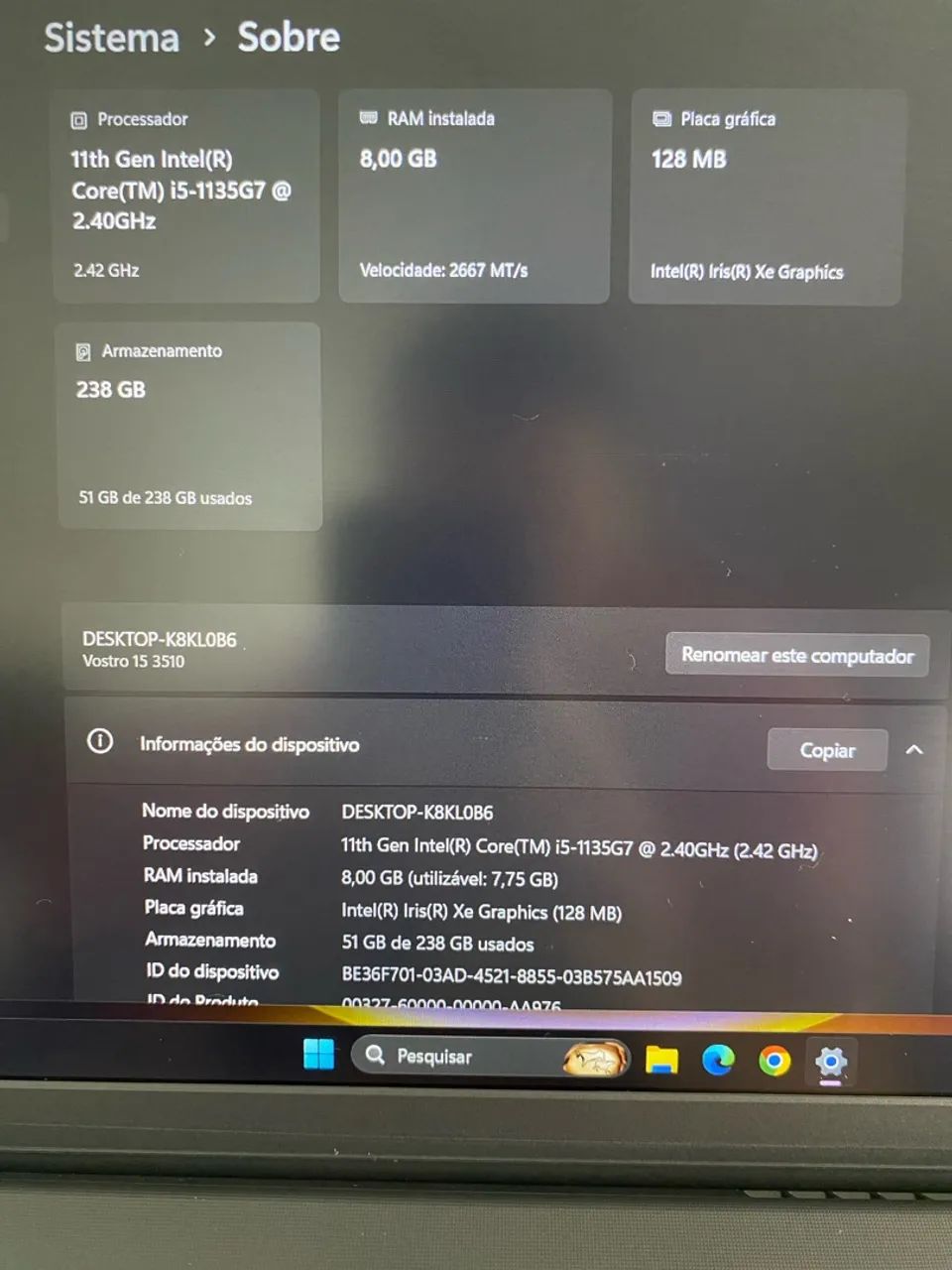 Notebook Dell vostro 15 - Foto 5