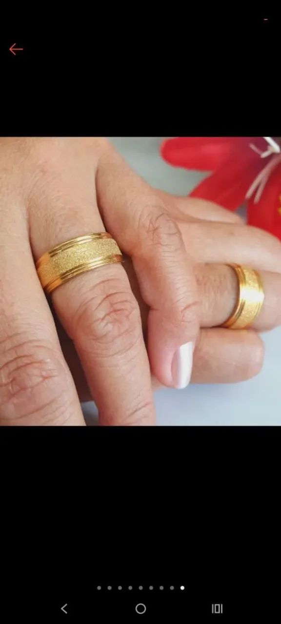 Alianças de casamento namoro compromisso  - Foto 3