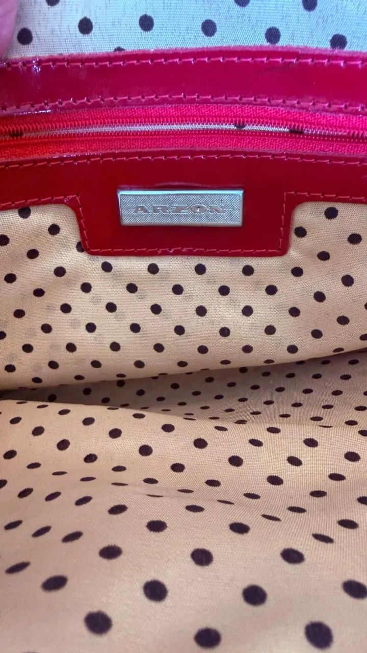 Bolsa de ombro/mão Arzon trançada nude - Foto 2