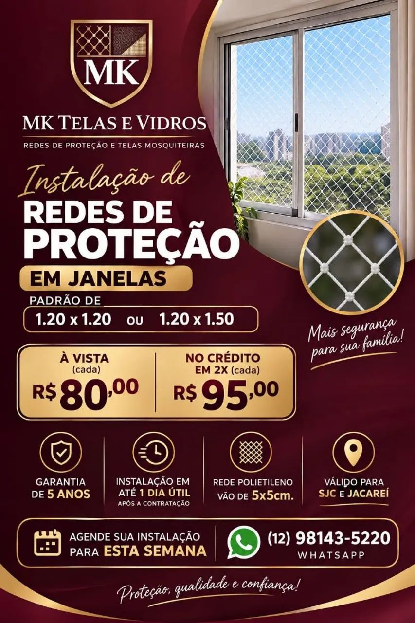 Redes de Proteção/Telas de Proteção