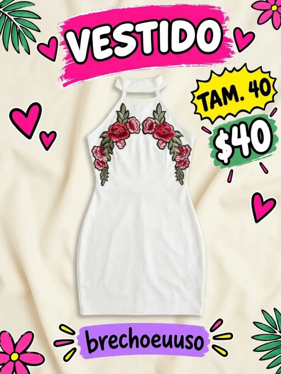 Vestido M 40 LEIA