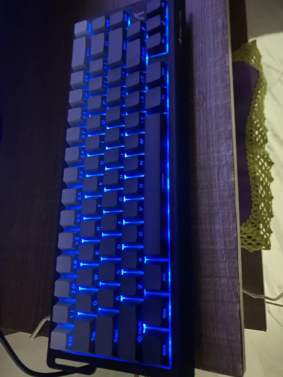 Teclado com fitinha Attack shark 68he gamer  - Foto 2