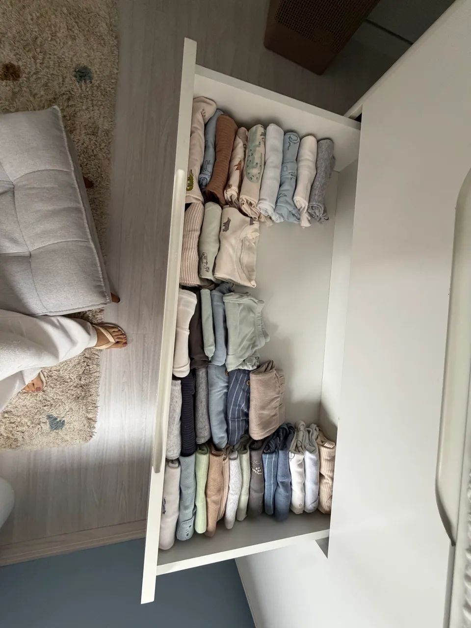 Cômoda branca de bebê  - Foto 4
