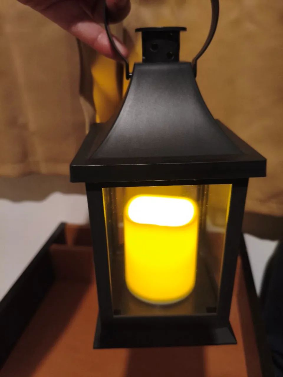 Luminária estilo rústico (a pilhas) - Foto 2