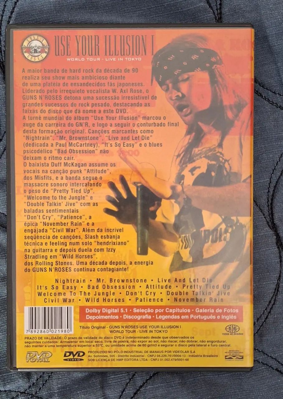 Dvd Guns N Roses Use Your Illusion I - Foto 2