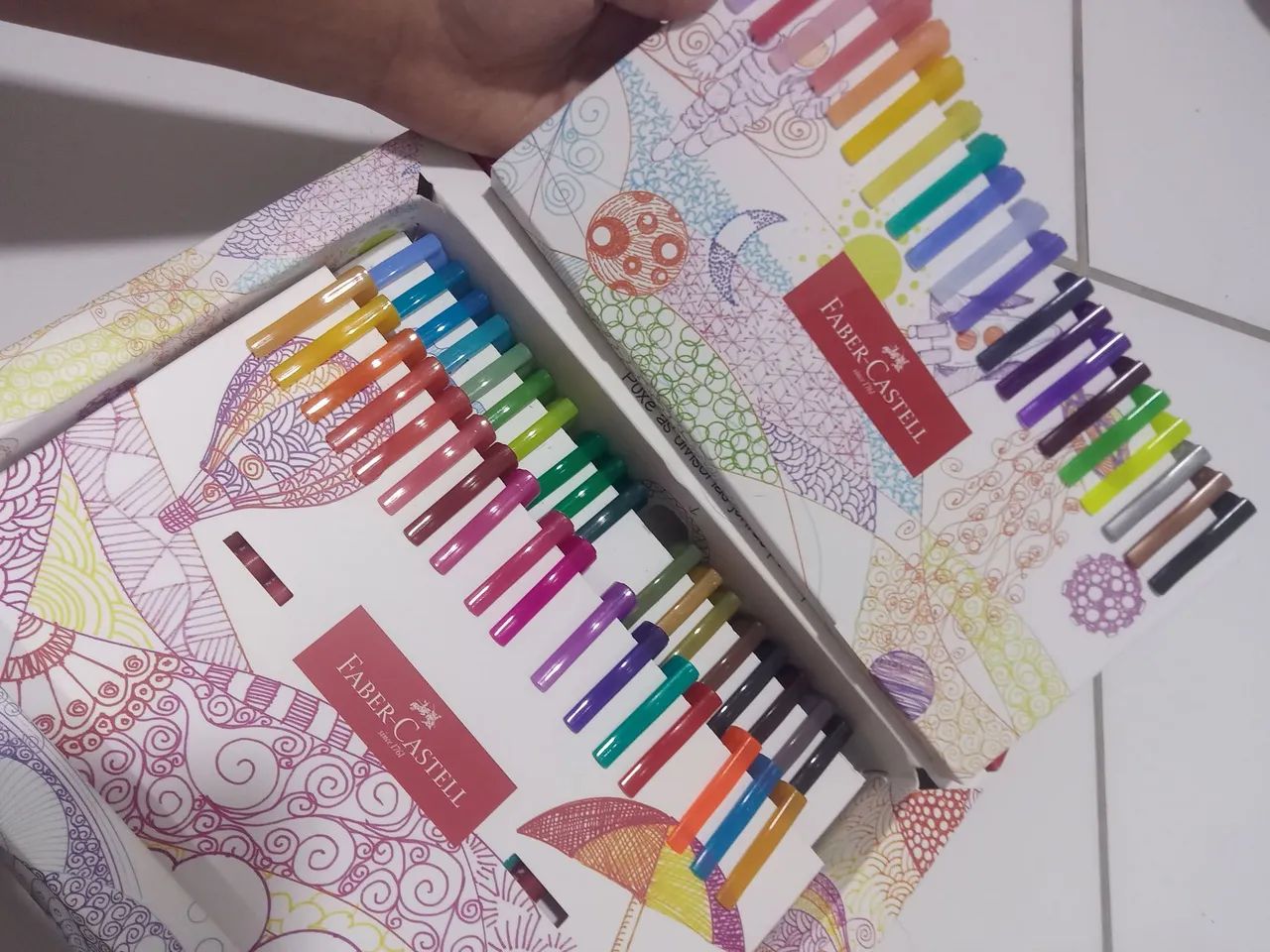 Faber Castell - kit com 60 fine lines (canetas) - Foto 3
